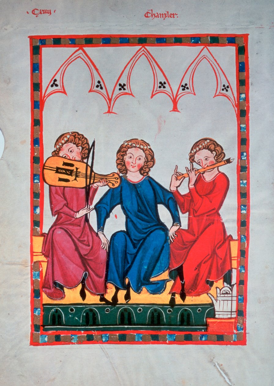 Musikere, 1304-1340 af Unbekannt