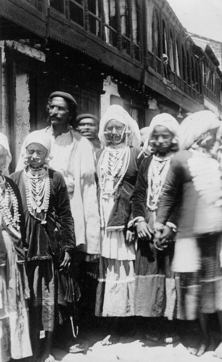 Muslimsk bakkestammefolk, Chakrata, Indien, 1917 af Unbekannt