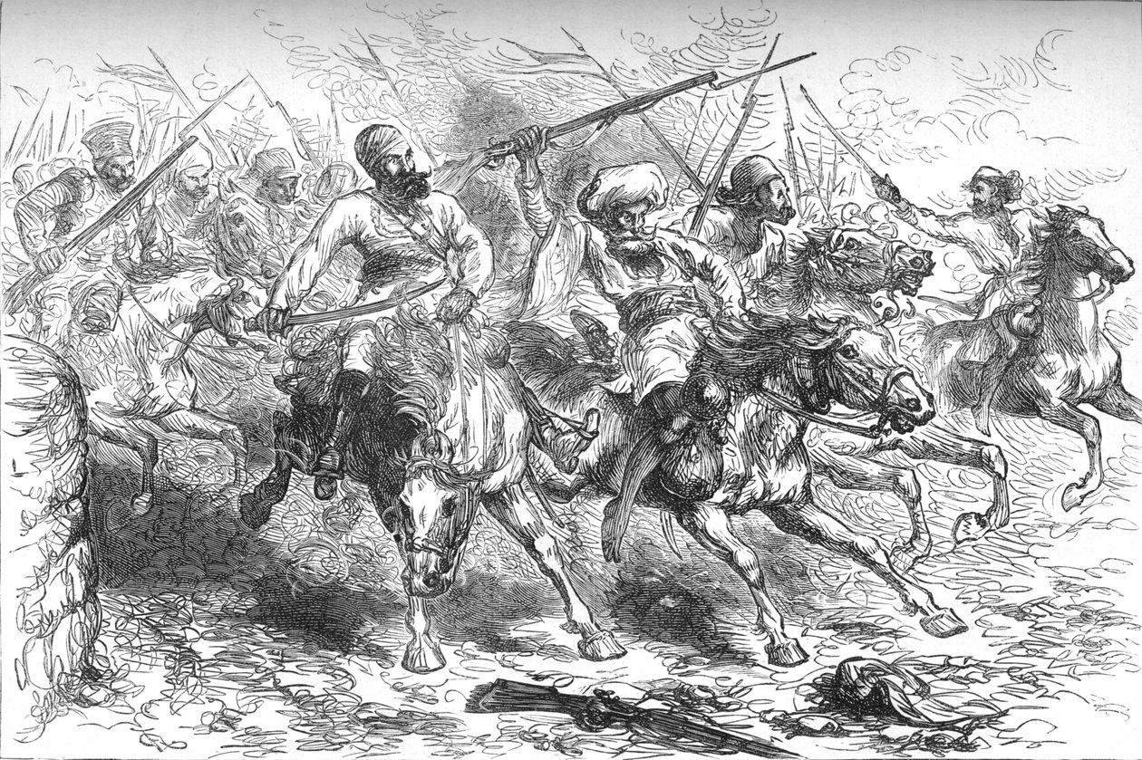 Mytterister på vej mod Delhi, c1880 af Unbekannt