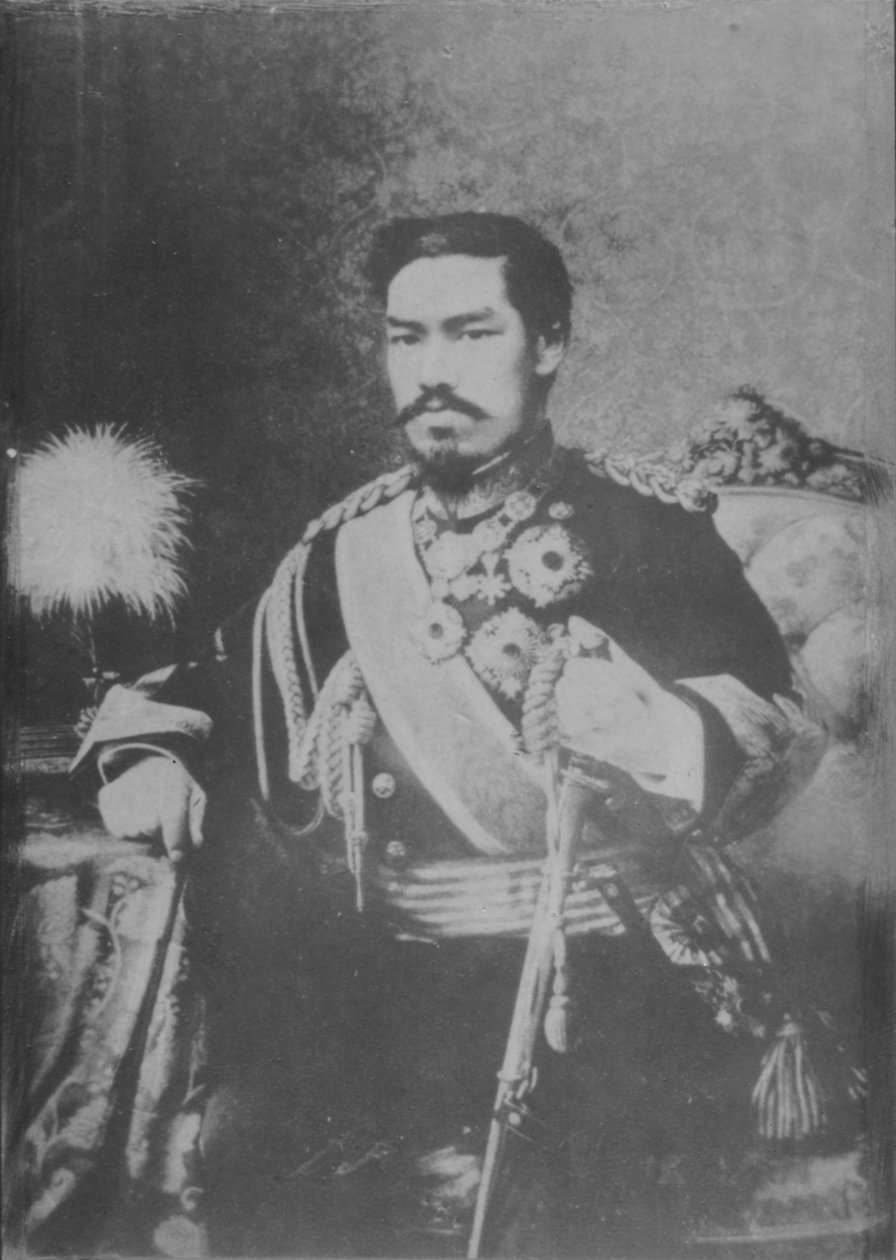 Mutsuhito, c1893 af Unbekannt