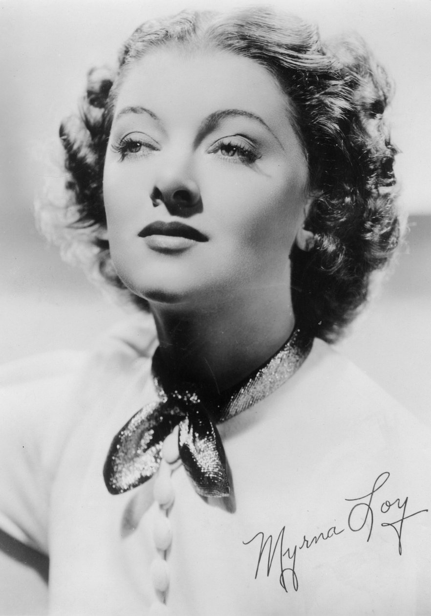 Myrna Loy 1905-1993, amerikansk skuespillerinde, c1930