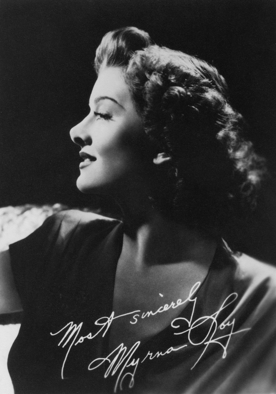 Myrna Loy 1905-1993, amerikansk skuespillerinde, c1930