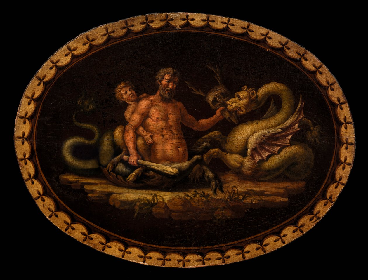 Mytologisk scene, 1700-tallet. af Unbekannt
