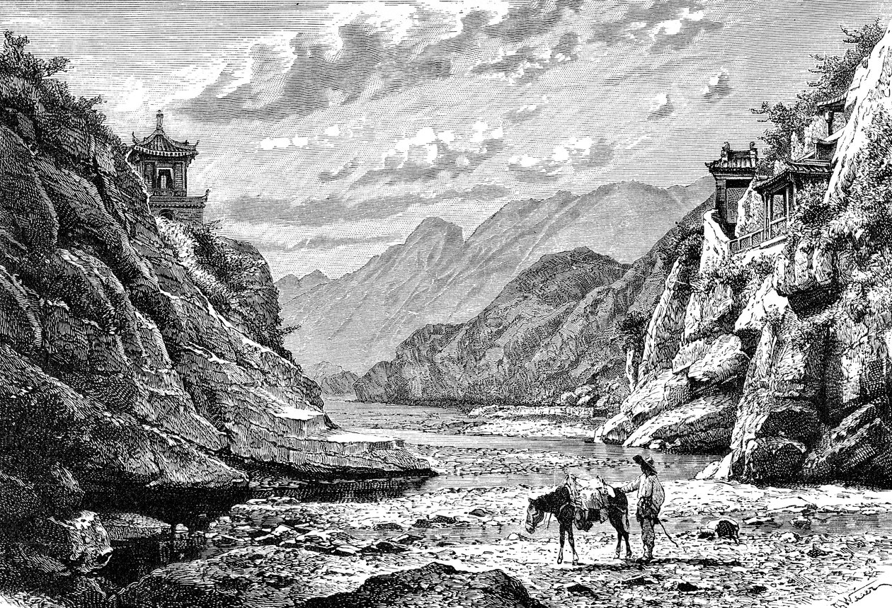 Nan-Kow, Port of the Great Wall, fra Pata-Ling, c1890 af Unbekannt
