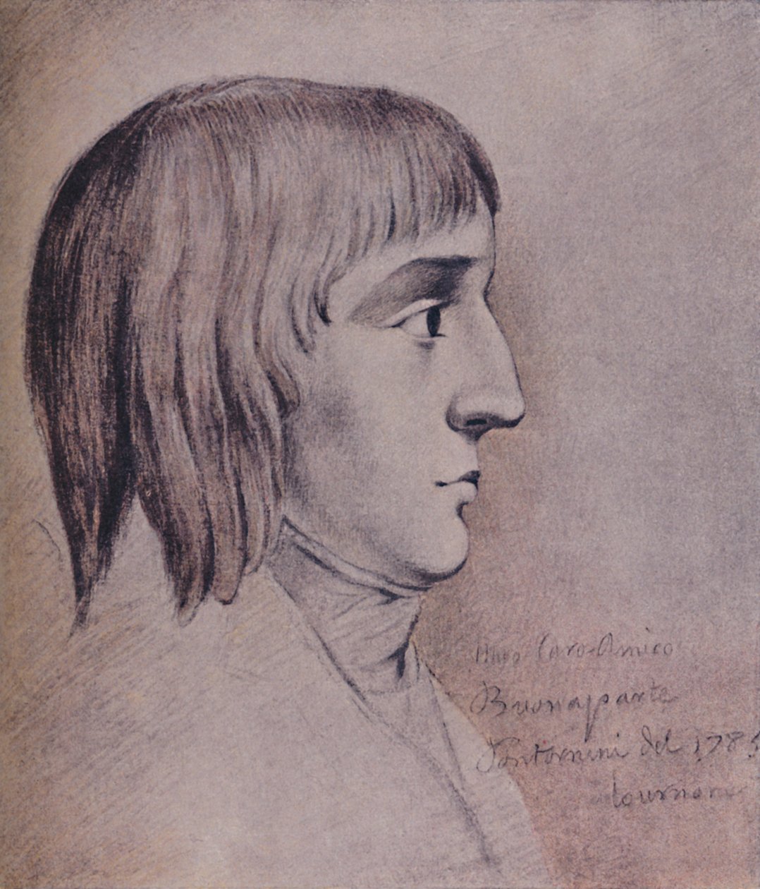 Napoleon Bonaparte i 1785, 16 år, 1896 af Unbekannt