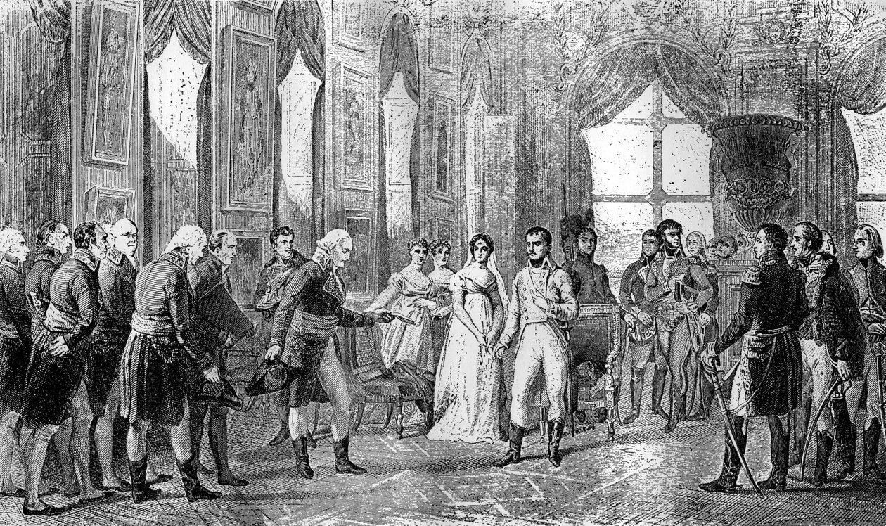 Napoleon Bonaparte udråbes til franskmændenes kejser i Saint-Cloud den 18. maj 1804 1882-1884 af Unbekannt