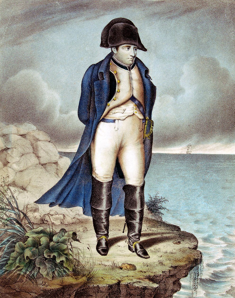 Napoleon I, kejser af Frankrig, i eksil af Unbekannt