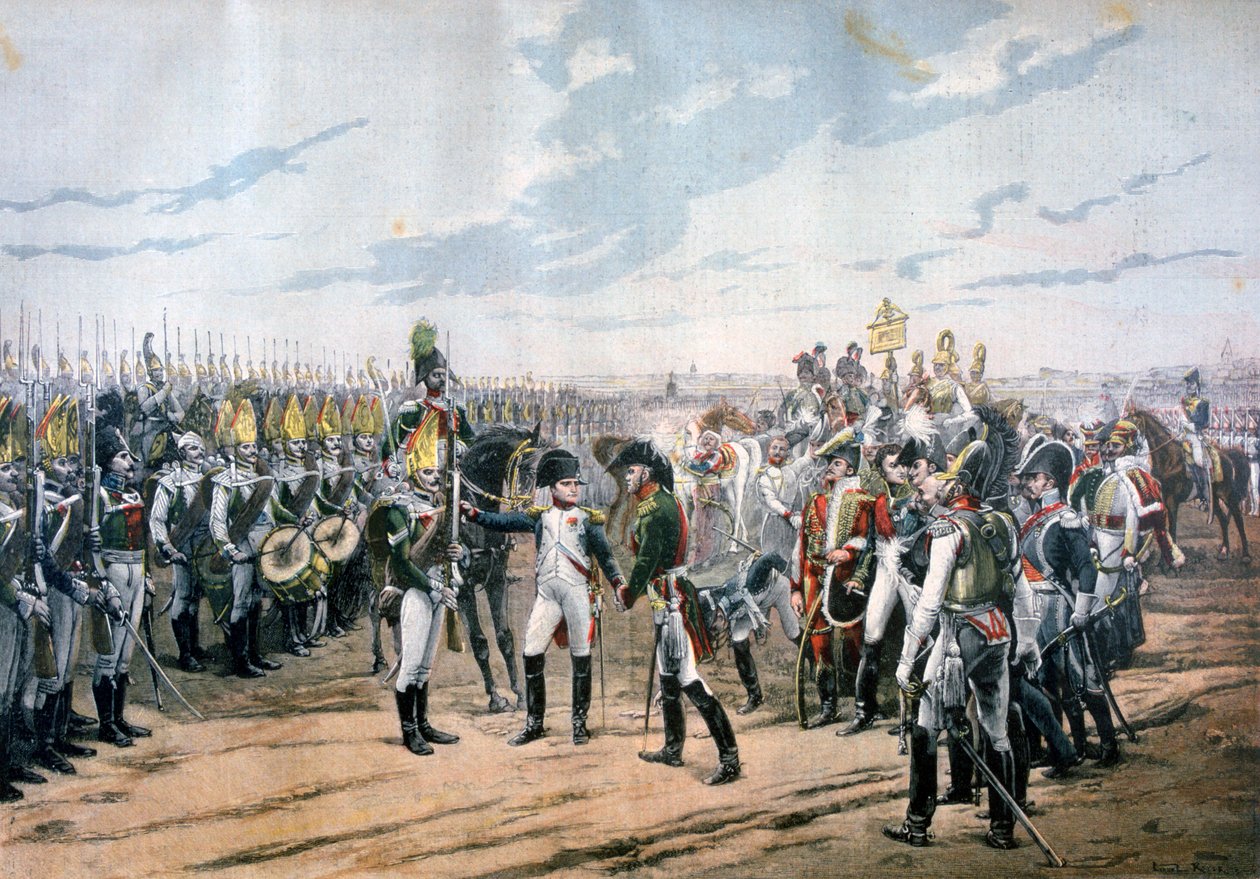 Napoleon i Tilsit, 1807 1894 af Unbekannt
