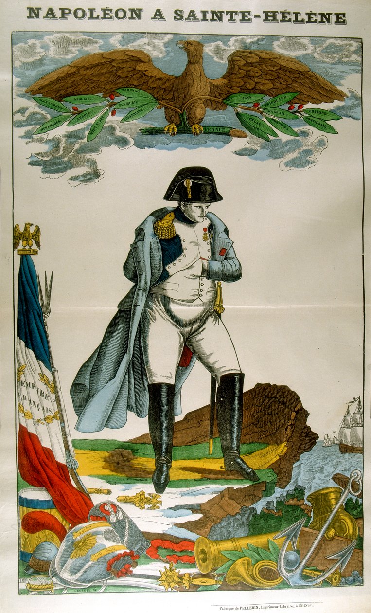 Napoleon på St. Helena, 1815-1821 1826 af Unbekannt