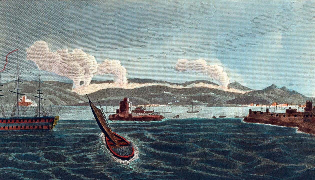 Napoleonskrigene: Slaget ved Corunna La Coruna, Spanien, 16. januar 1809 af Unbekannt