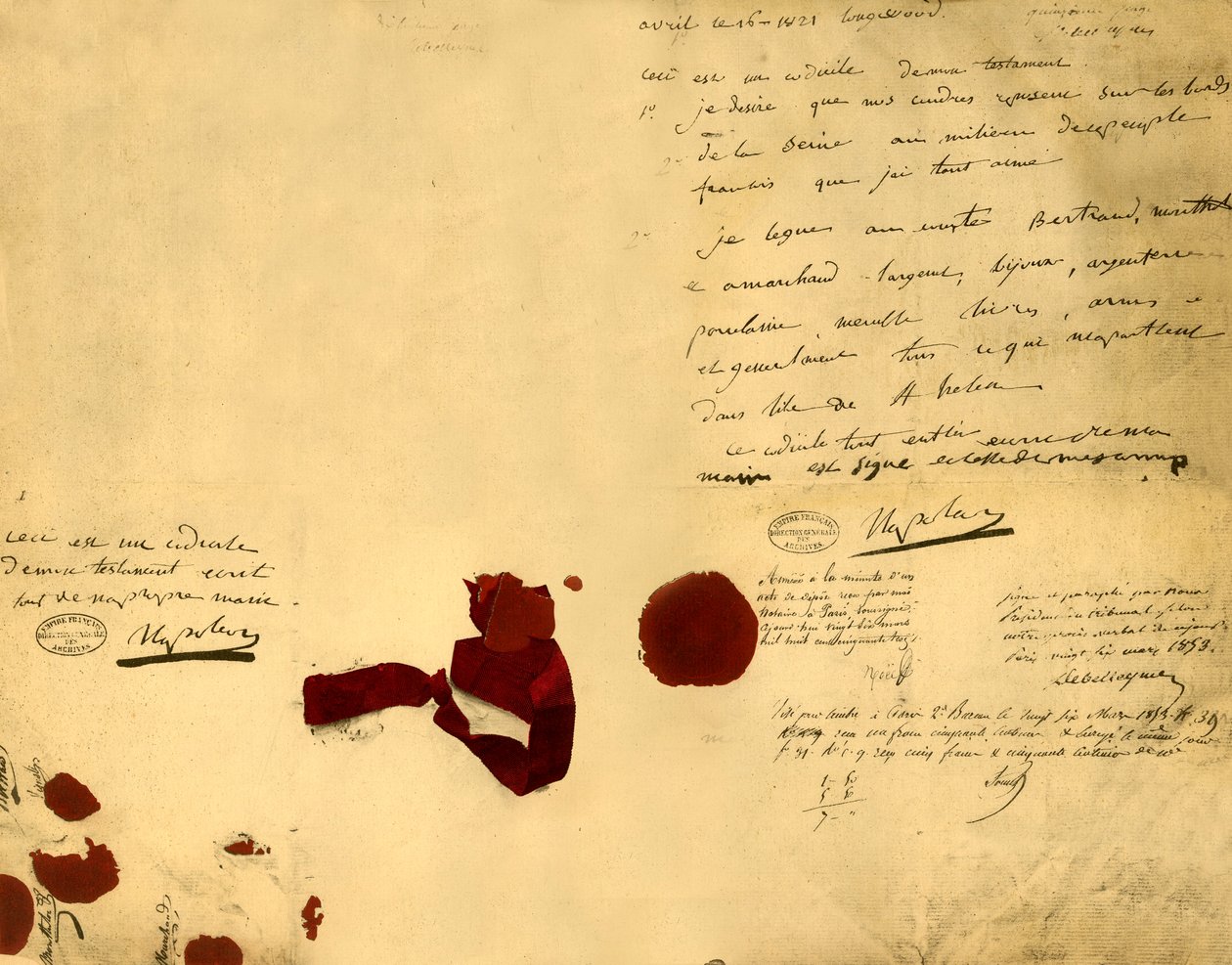 Napoleons vil, 16. april 1821, 1921. af Unbekannt