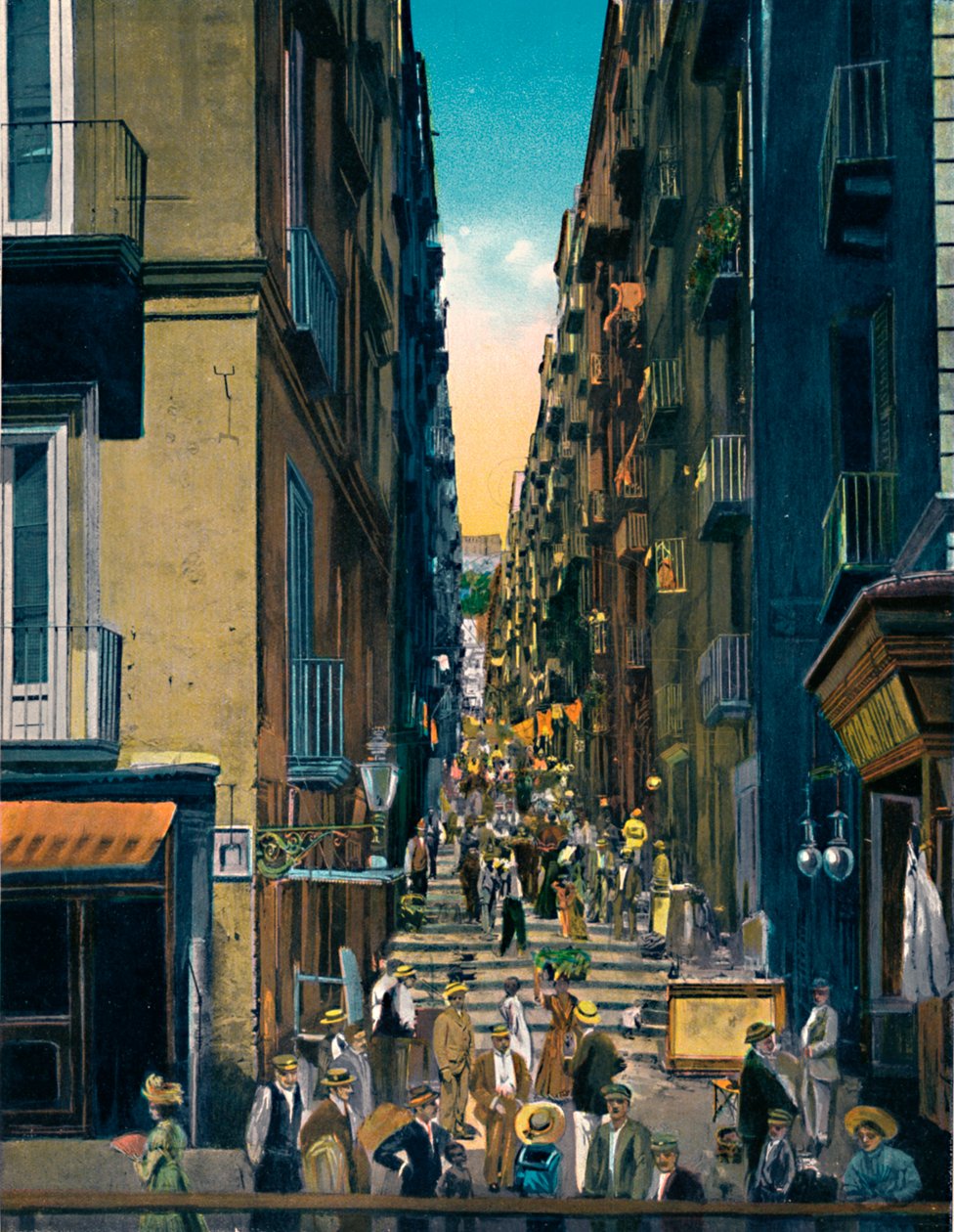 Napoli - Gradoni Di Chiaia, c1900. af Unbekannt