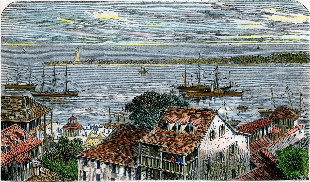 Nassau, Bahamas, c1880 af Unbekannt