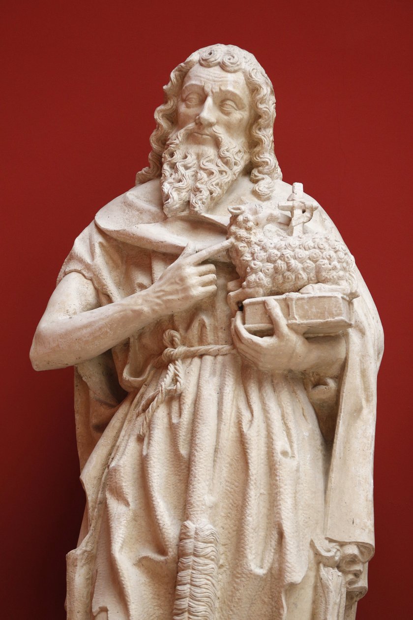 Nationalmuseet for franske monumenter. Sainte Chapelle, Chateaudun. Sankt Johannes Døberen. Cast, Paris, Frankrig af Unbekannt