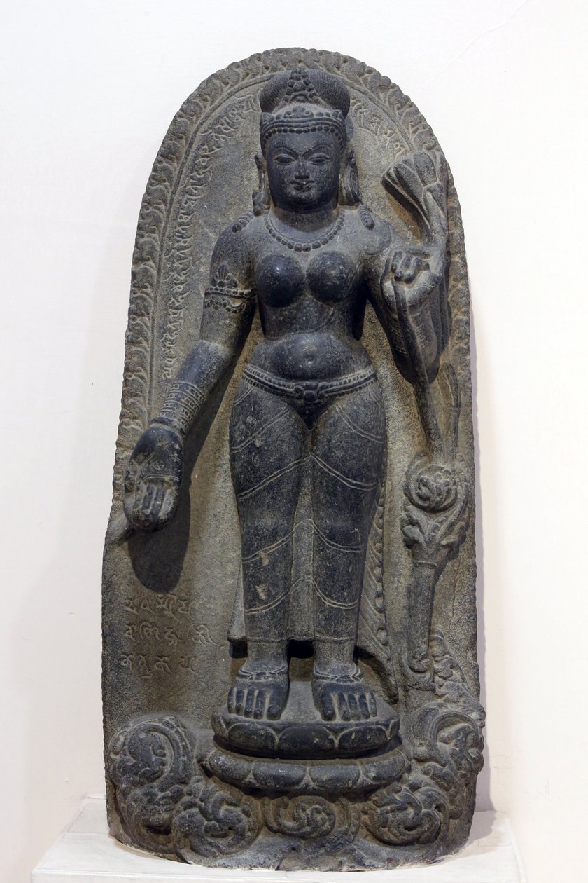 Indiens nationalmuseum, Delhi. Tara. Pala, 8. århundrede e.Kr., Bihar. Sten. Indien. af Unbekannt
