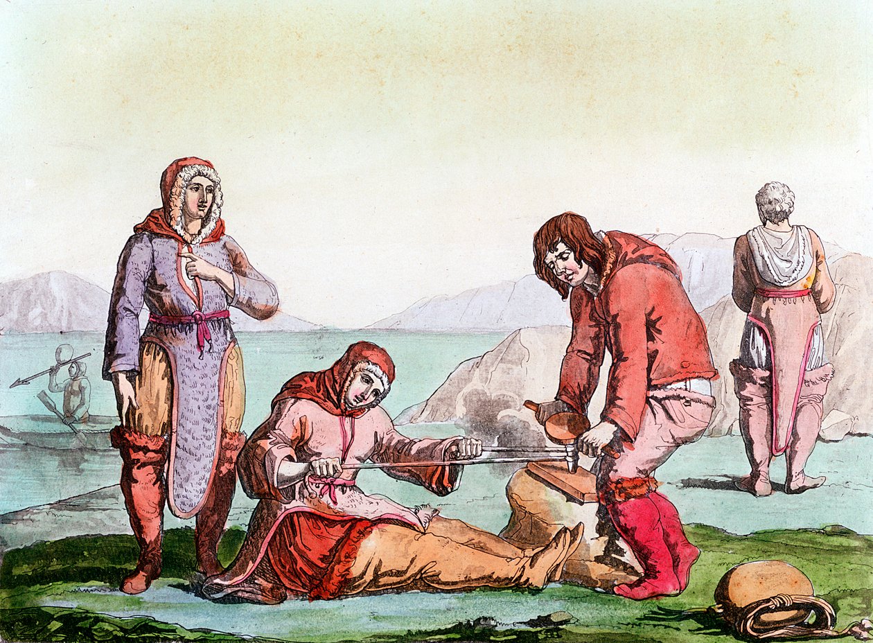 Indfødte i Arktis, 1825-1835 af Unbekannt