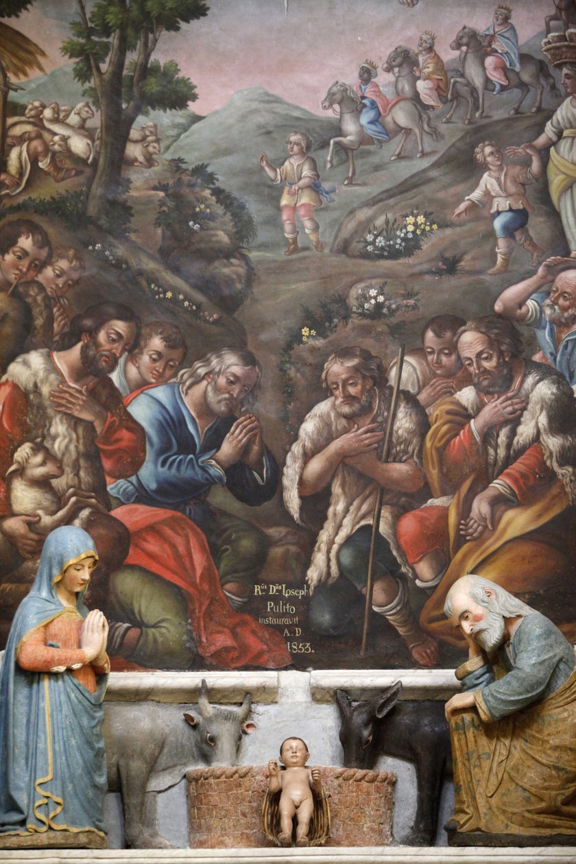 Krybbe i Basilica di San Martino, Martina Franca, Apulien, Martina Franca, Italien af Unbekannt