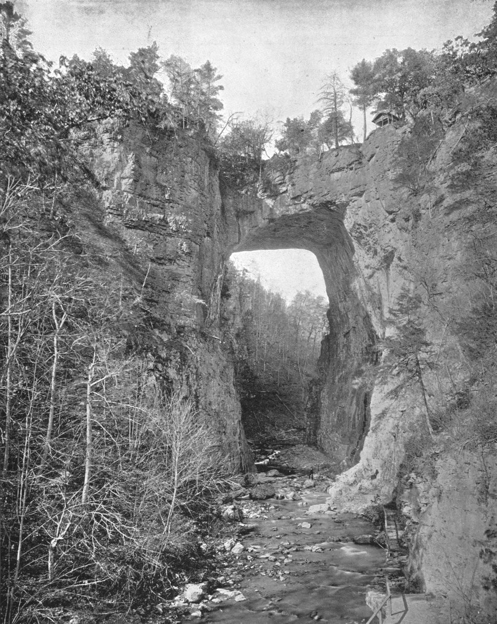 Natural Bridge, Virginia, USA, c1900. af Unbekannt