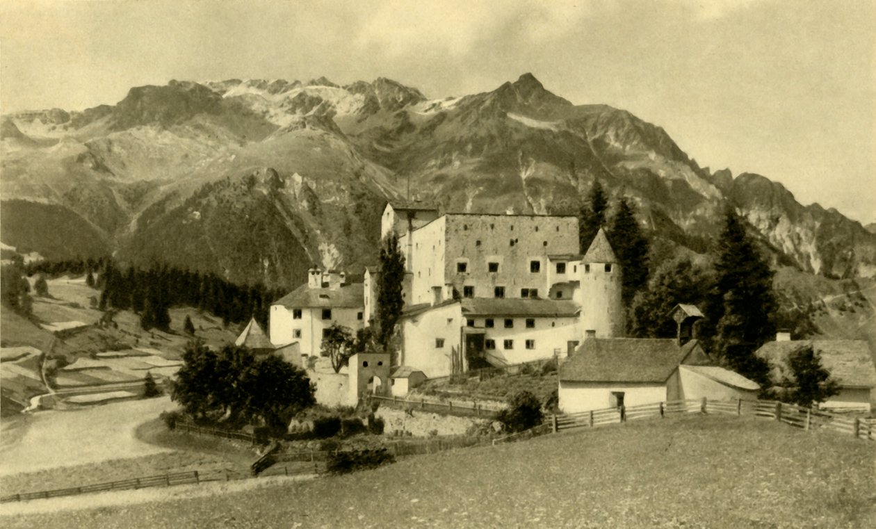 Naudersberg Slot, Nauders, Østrig, c1935. af Unbekannt