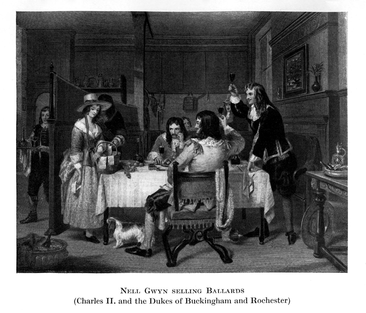 Nell Gwyn sælger Ballards, 1800-tallet af Unbekannt
