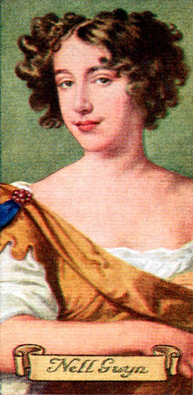 Nell Gwyn, taget fra en serie af cigaretkort, 1935 af Unbekannt