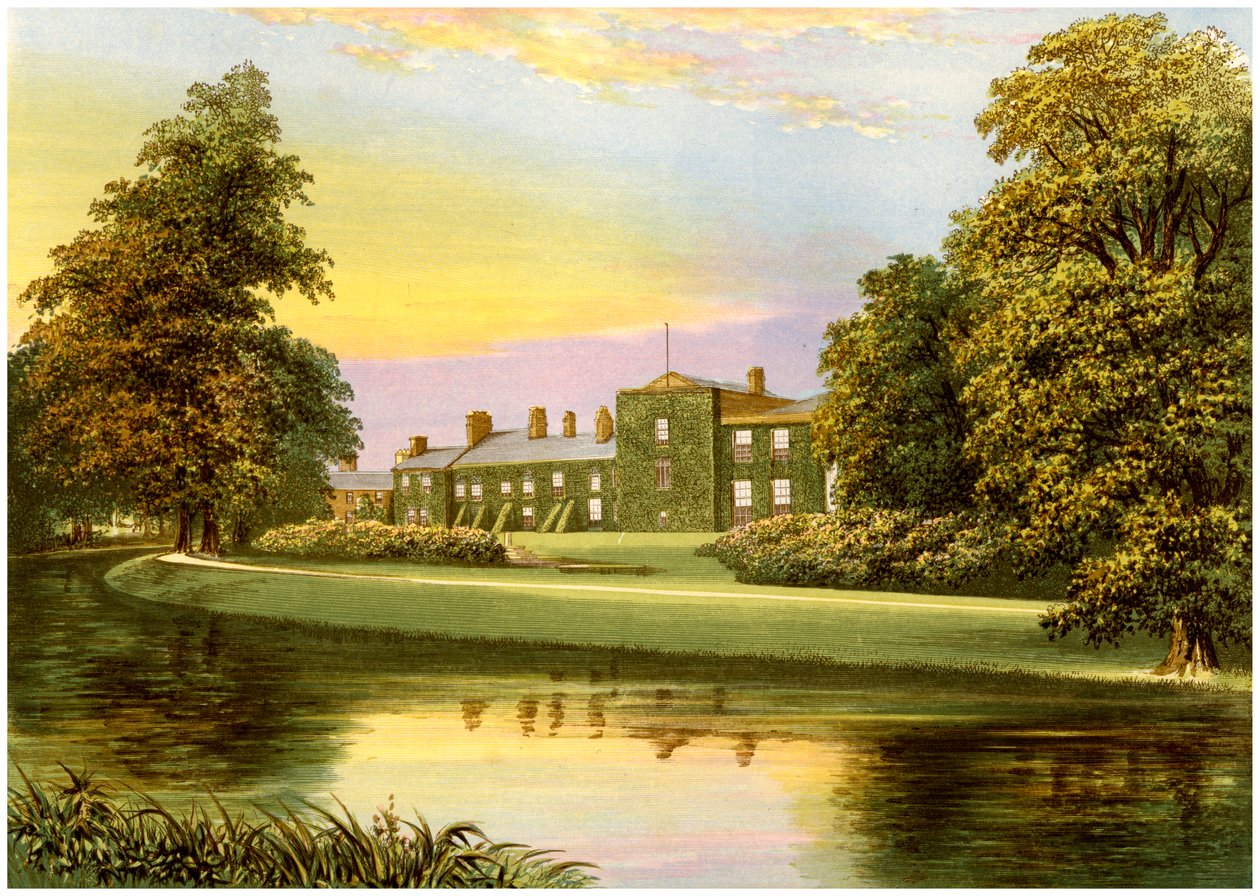 Netherhall, Cumbria, hjemsted for familien Pocklington-Senhouse, c1880 af Unbekannt