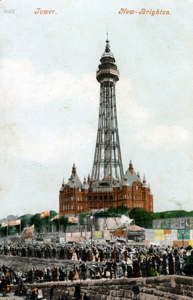 New Brighton Tower, Wallasey, Cheshire, c1898-c1921 af Unbekannt