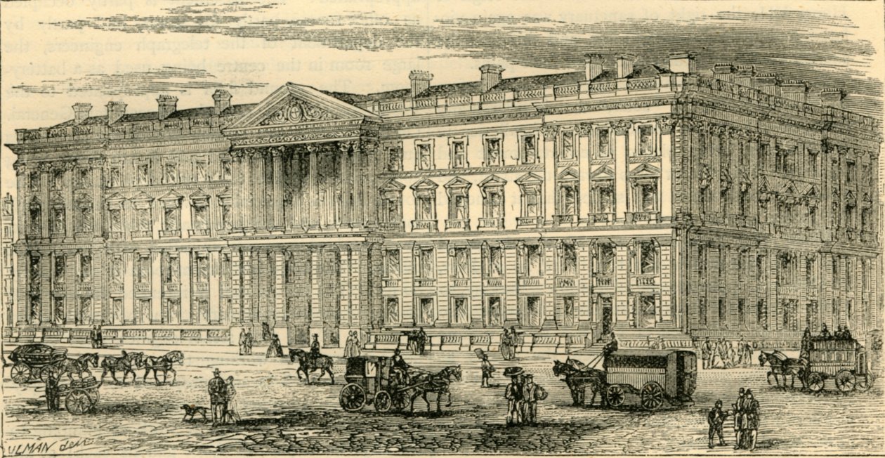 Nyt postkontor, St. Martins-Le-Grand, c1872. af Unbekannt