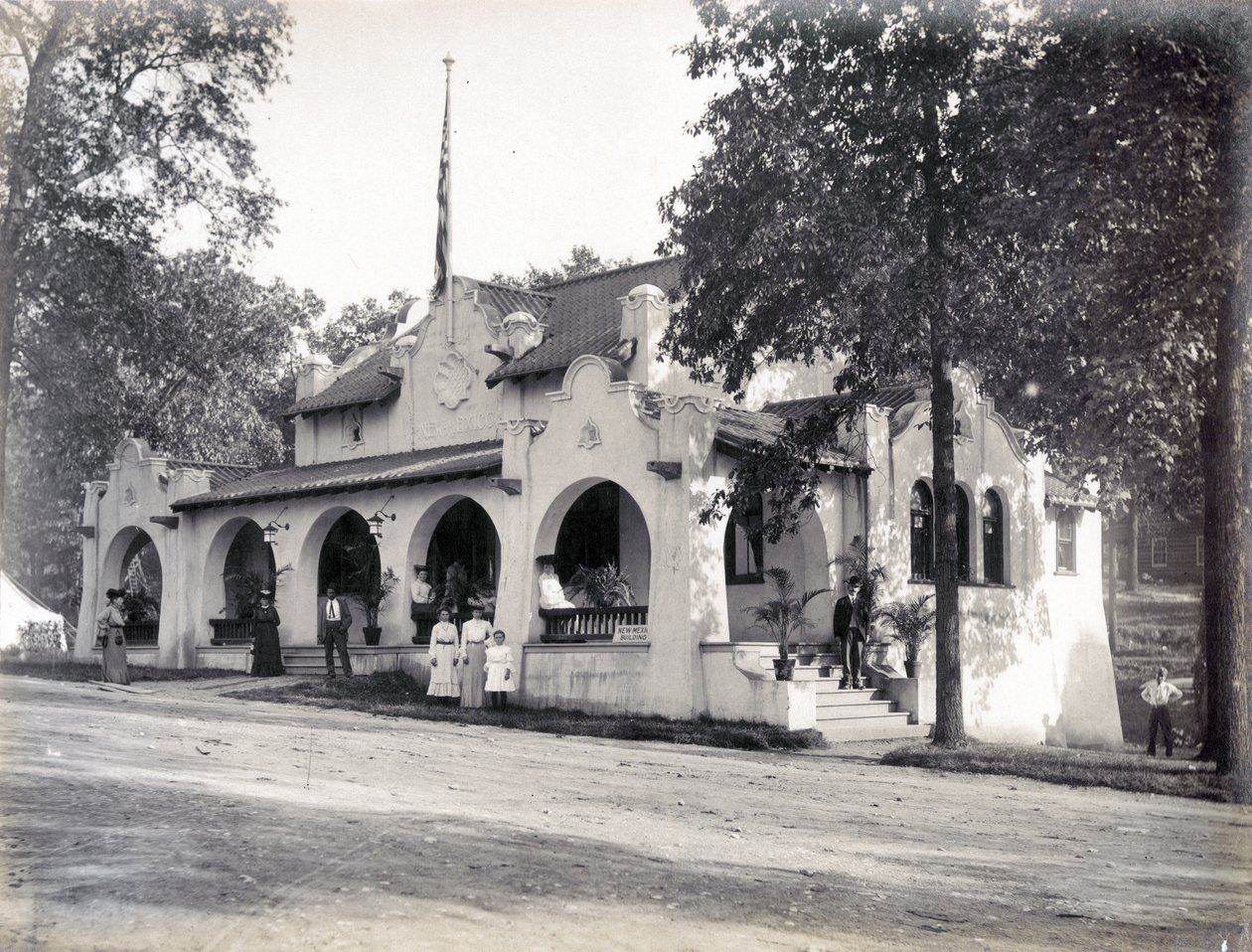 New Mexico State Building på verdensudstillingen 1904 af Unbekannt