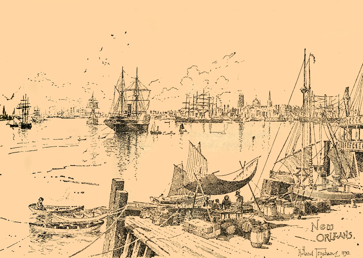 New Orleans, Louisiana, c1890. af Unbekannt