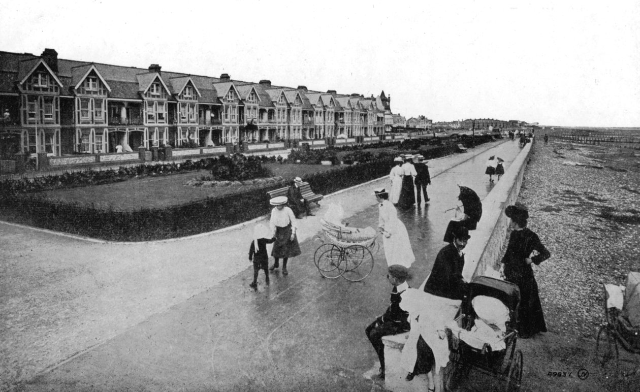 New Parade, East Worthing, West Sussex, begyndelsen af det 20. århundrede af Unbekannt