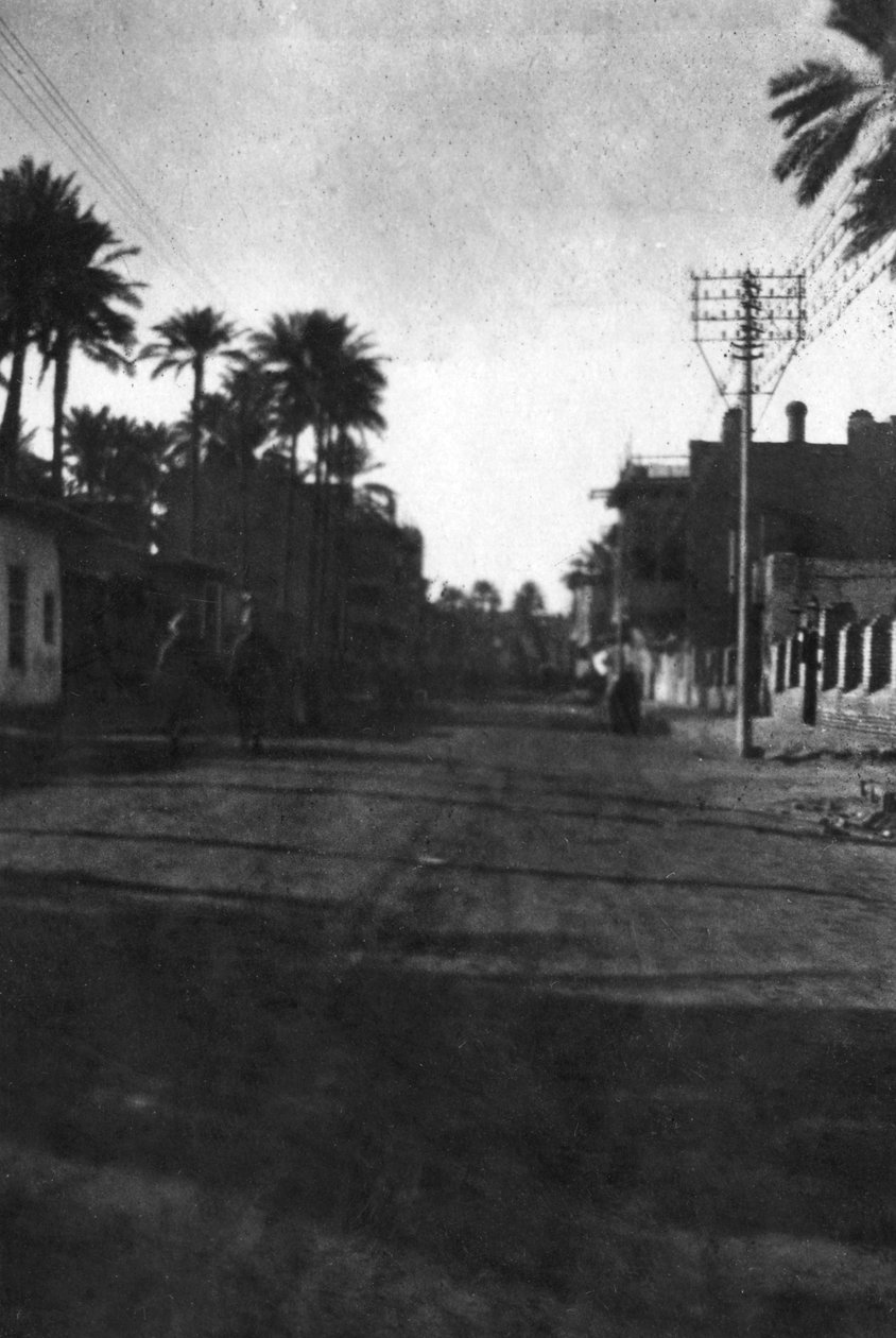 New Street, Bagdad, 1918 af Unbekannt