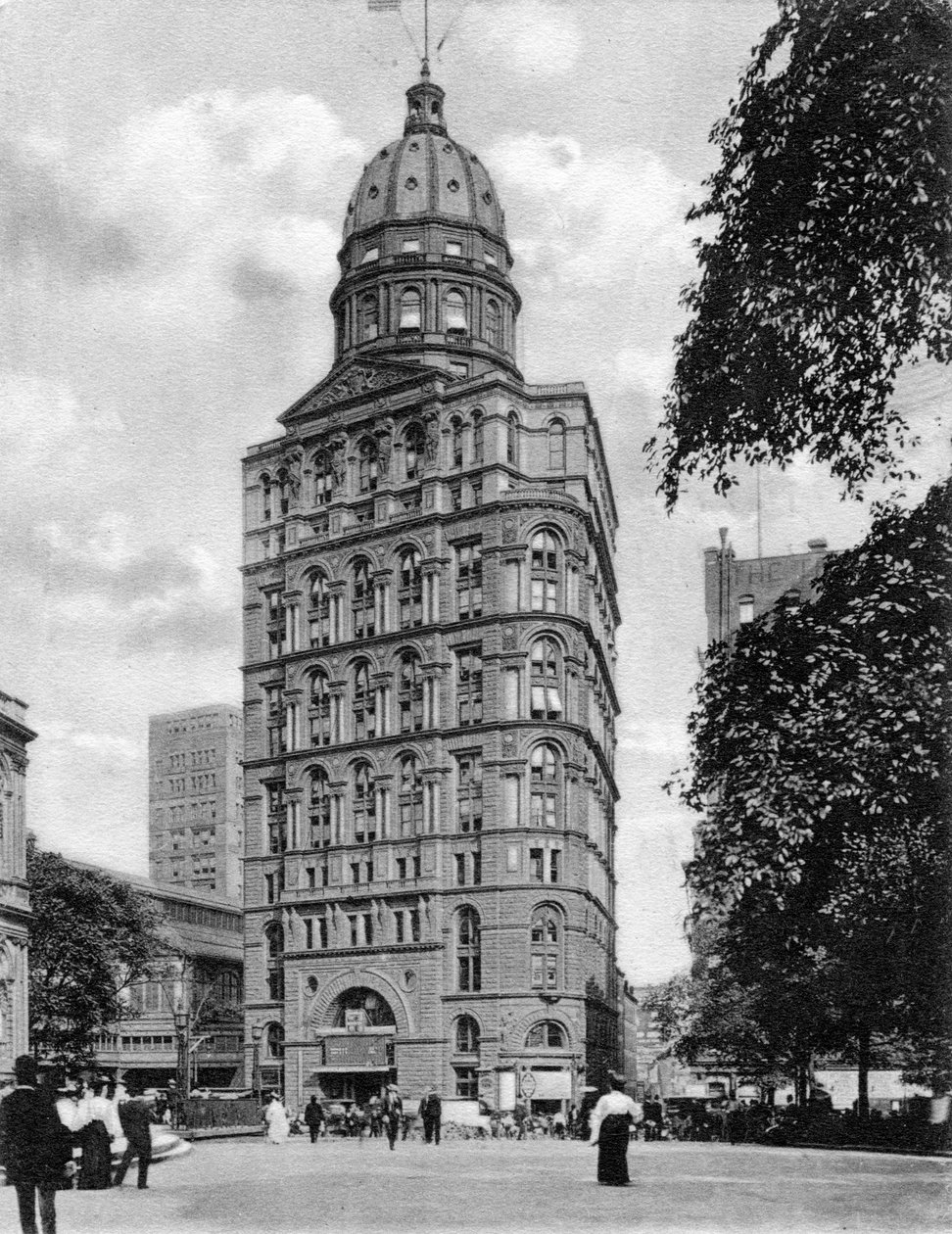 New York World Building, New York City, New York, USA, begyndelsen af det 20. århundrede af Unbekannt