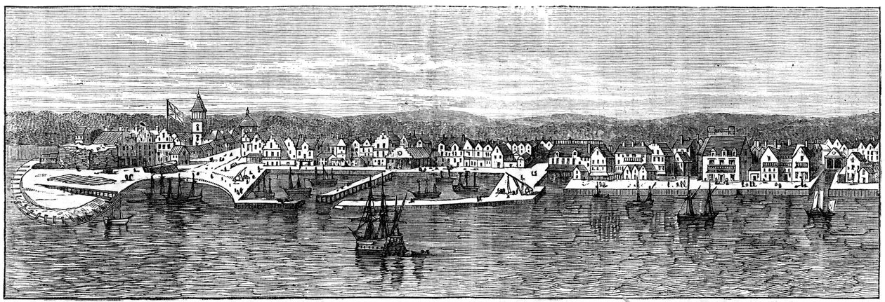 New York i midten af det 18. århundrede, c1880 af Unbekannt