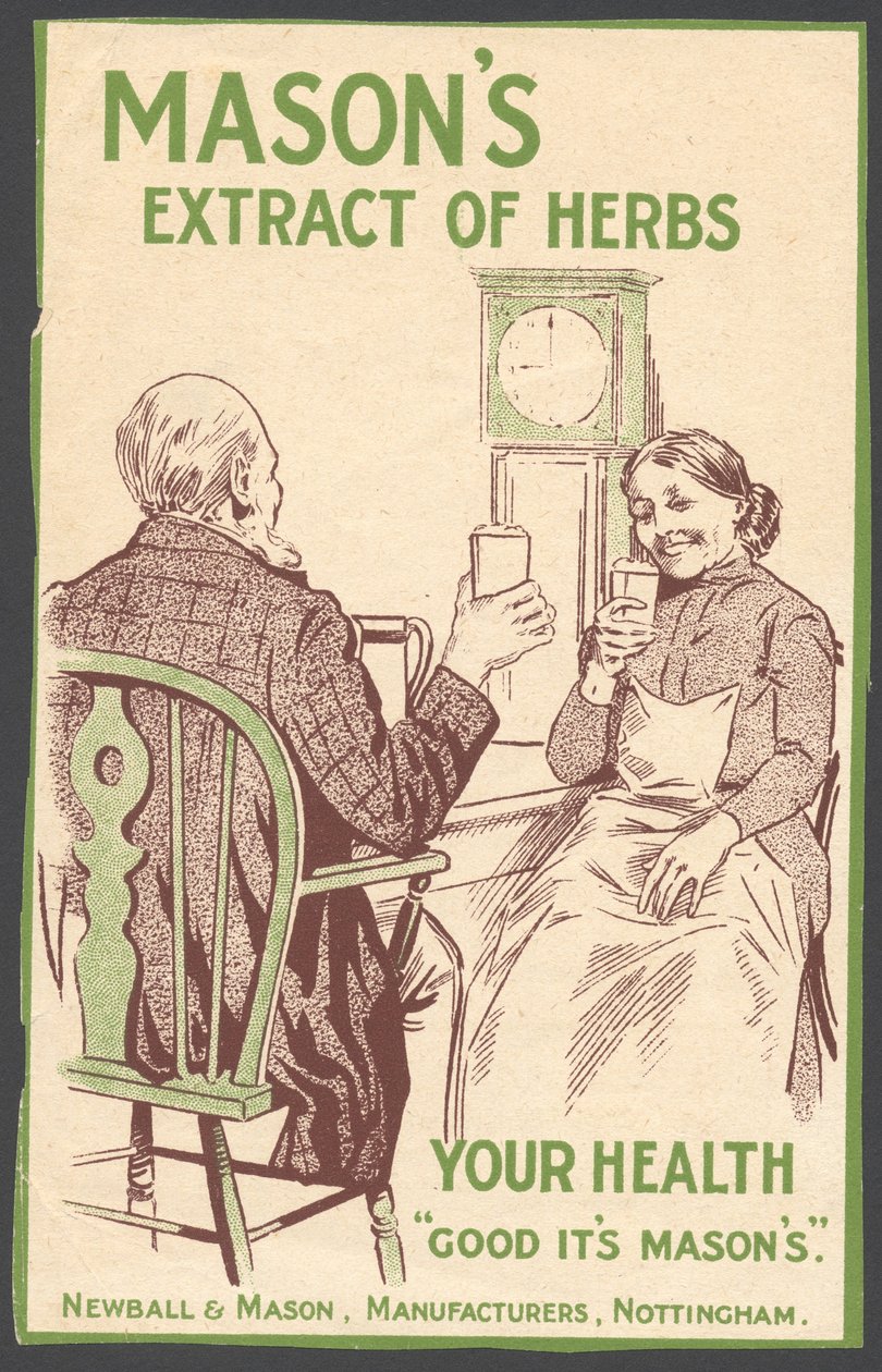Newball and Mason Extract of Herbs, 1890
