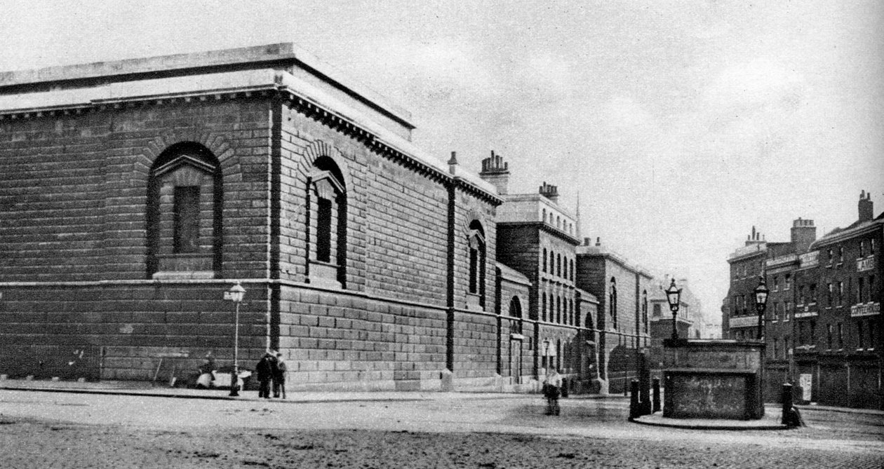 Newgate Prison, London, slutningen af det 19.-begyndelsen af det 20. århundrede 1926-1927 af Unbekannt