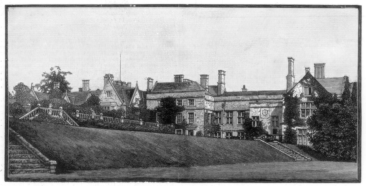 Newstead Abbey, Nottinghamshire, 1888 af Unbekannt