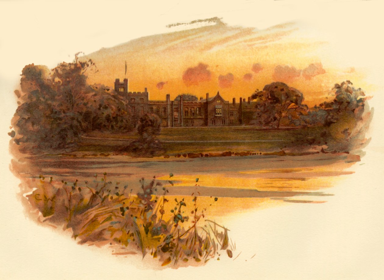 Newstead Abbey, Nottinghamshire, c1890. af Unbekannt