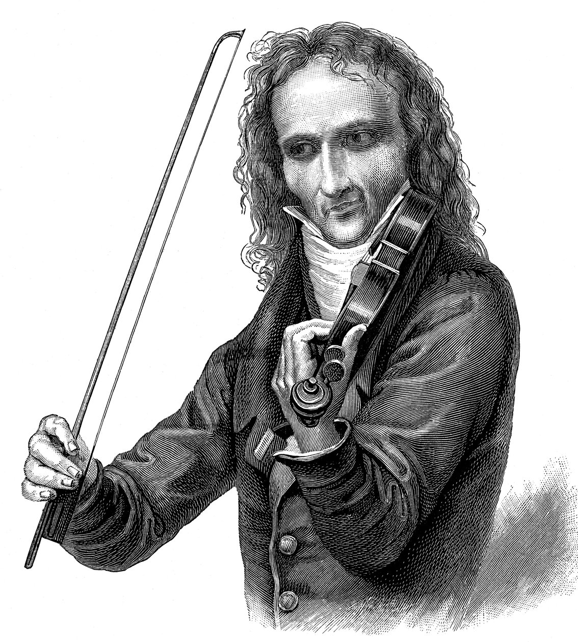 Niccolò Paganini, italiensk violinist, violinist og komponist, 1830