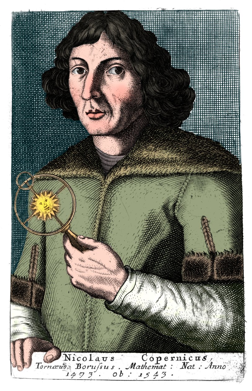 Nicolaus Copernicus, polsk astronom og matematiker af Unbekannt