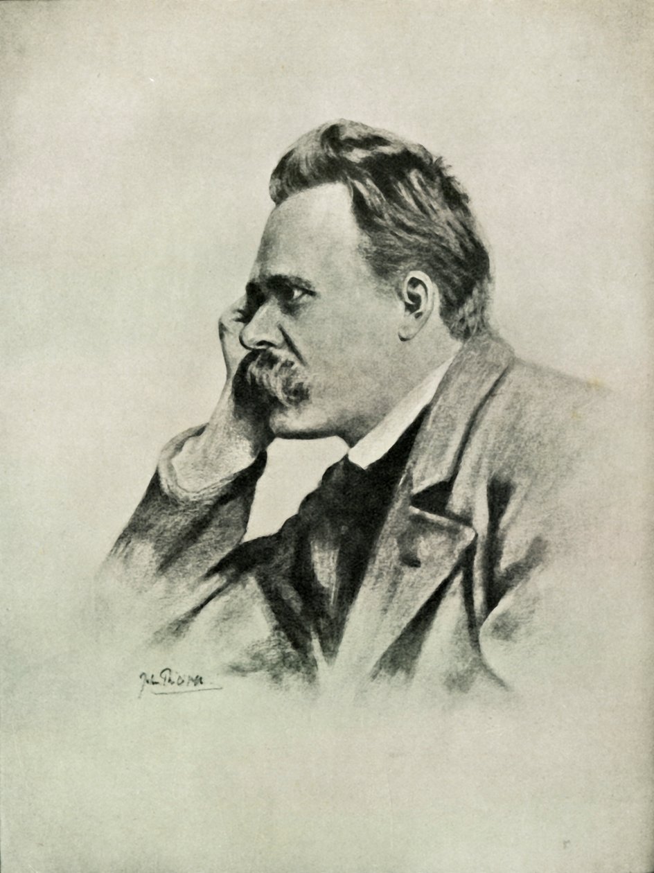 Nietzsche, 1919. af Unbekannt