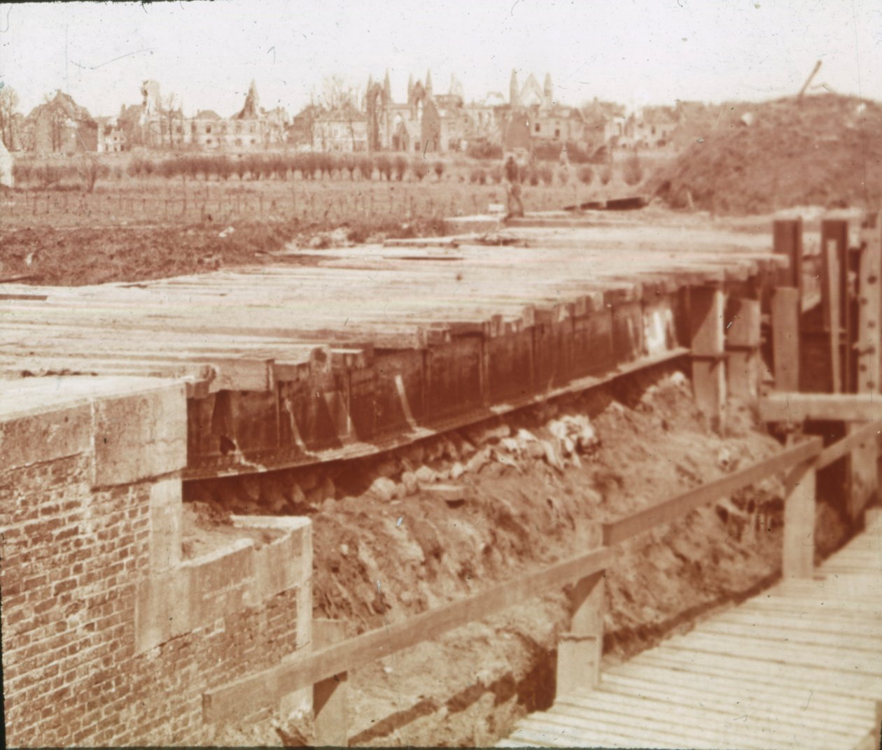 Nieuwpoort, Flandern, Belgien, c1914-c1918 af Unbekannt