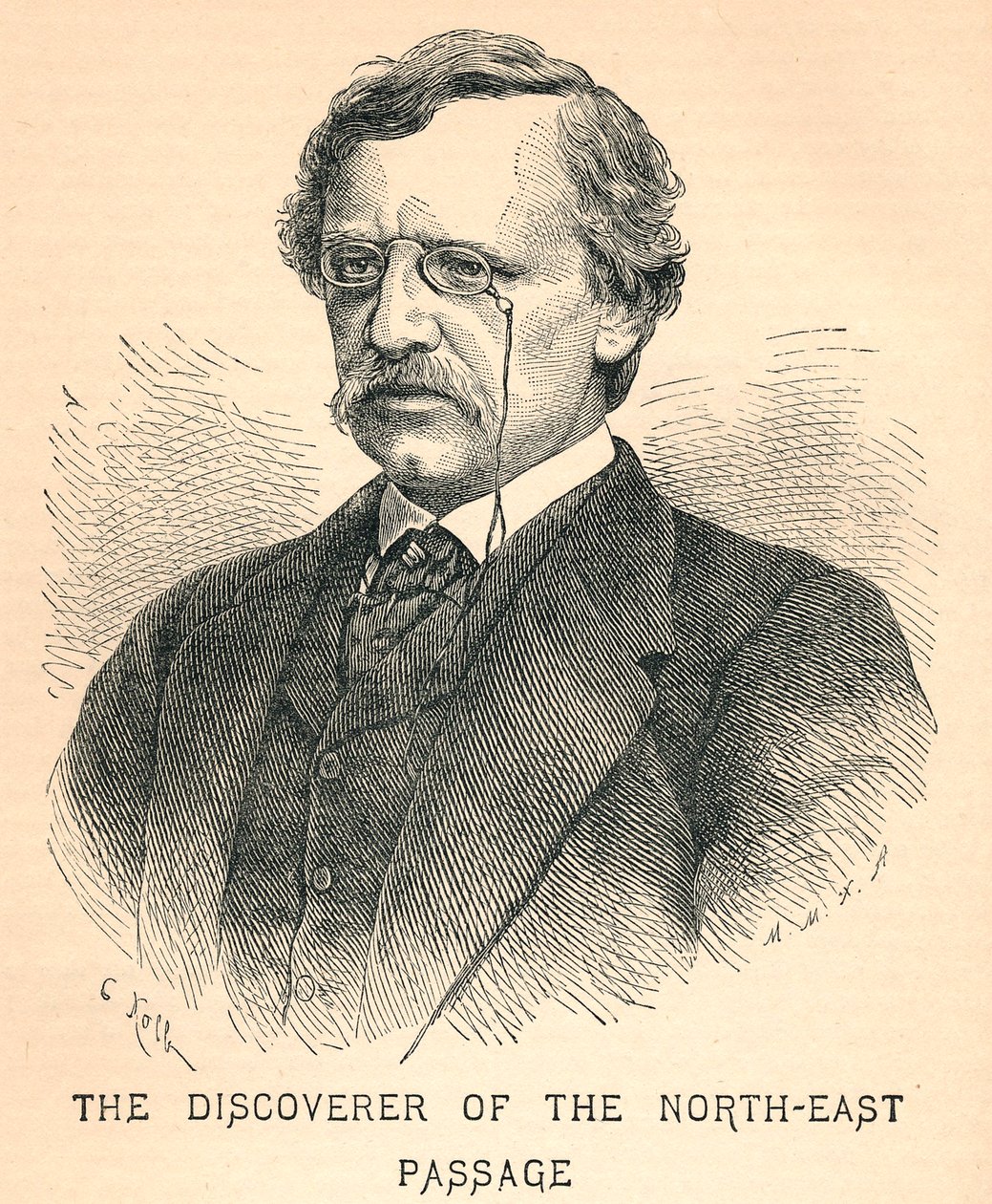 Nils Adolf Erik Nordenskiold, 1832-1901, arktisk opdagelsesrejsende, 1893 af Unbekannt
