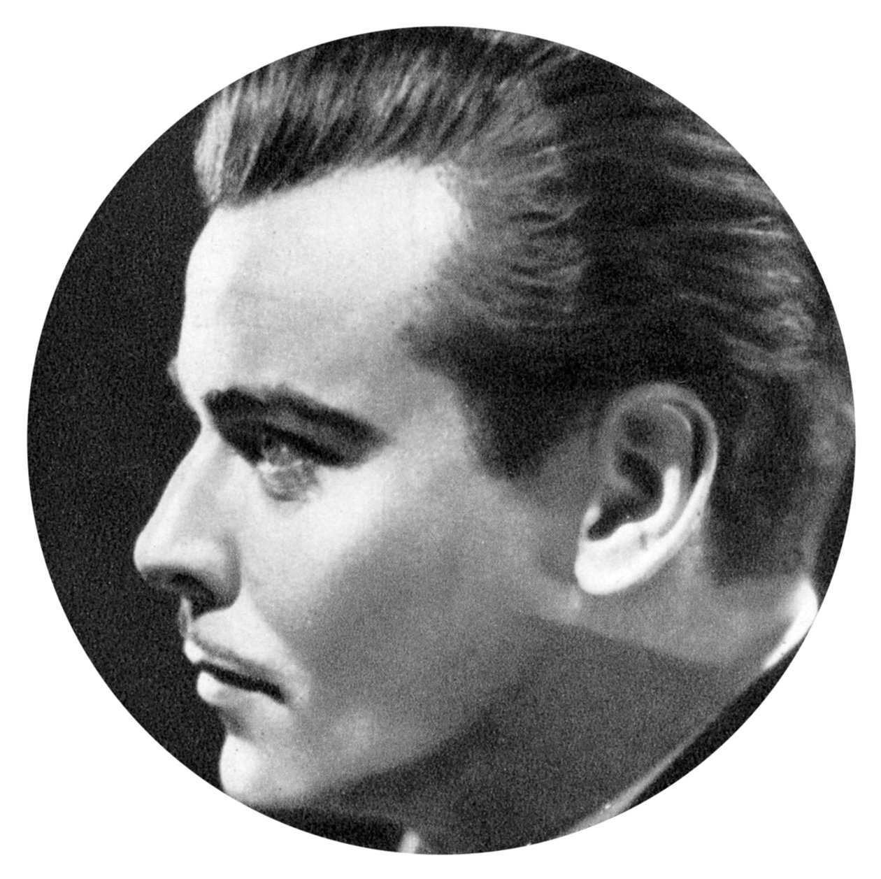 Nils Asther, danskfødt svensk scene- og filmskuespiller, 1934-1935 af Unbekannt