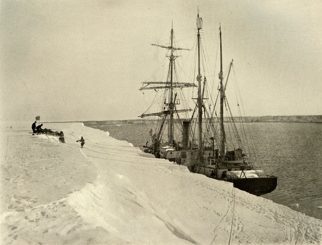 Nimrod Picking Up The Northern Party, c1908, 1909 af Unbekannt