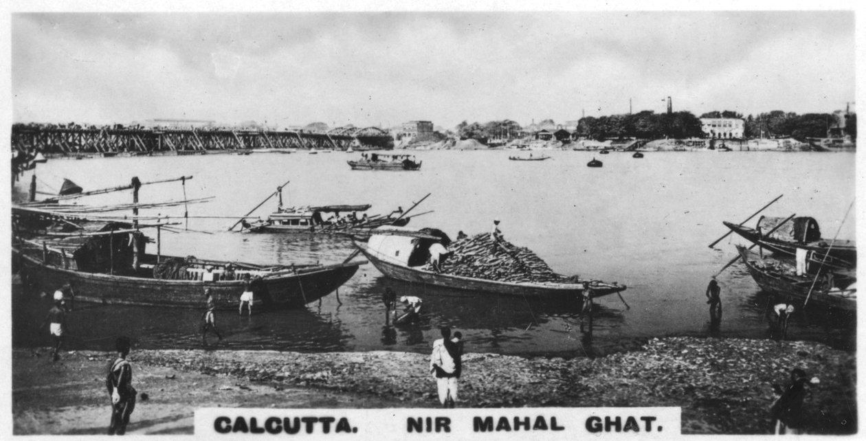 Neer Mahal Ghat, Calcutta, Indien, 1925 af Unbekannt