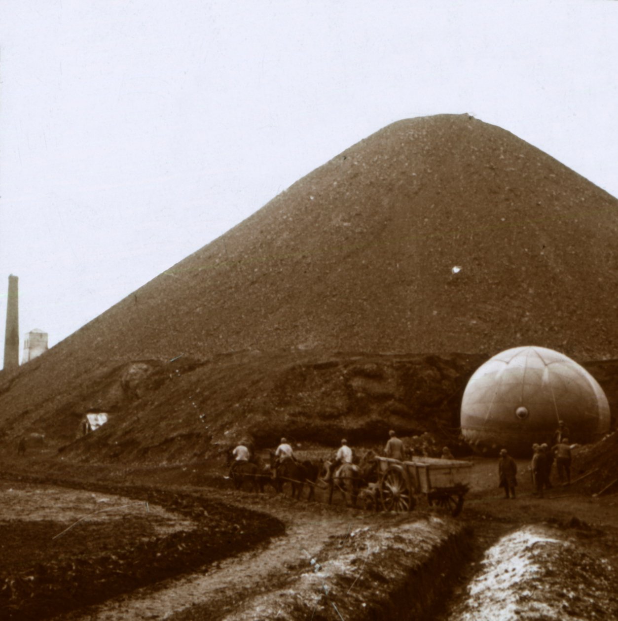 Noeux-les-Mines, Nordfrankrig, c1914-c1918 af Unbekannt