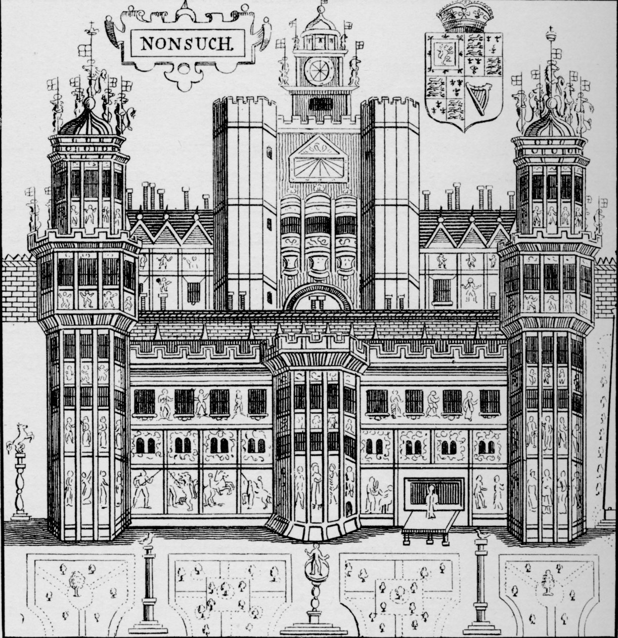 Nonsuch House, London, c1845 1904 af Unbekannt