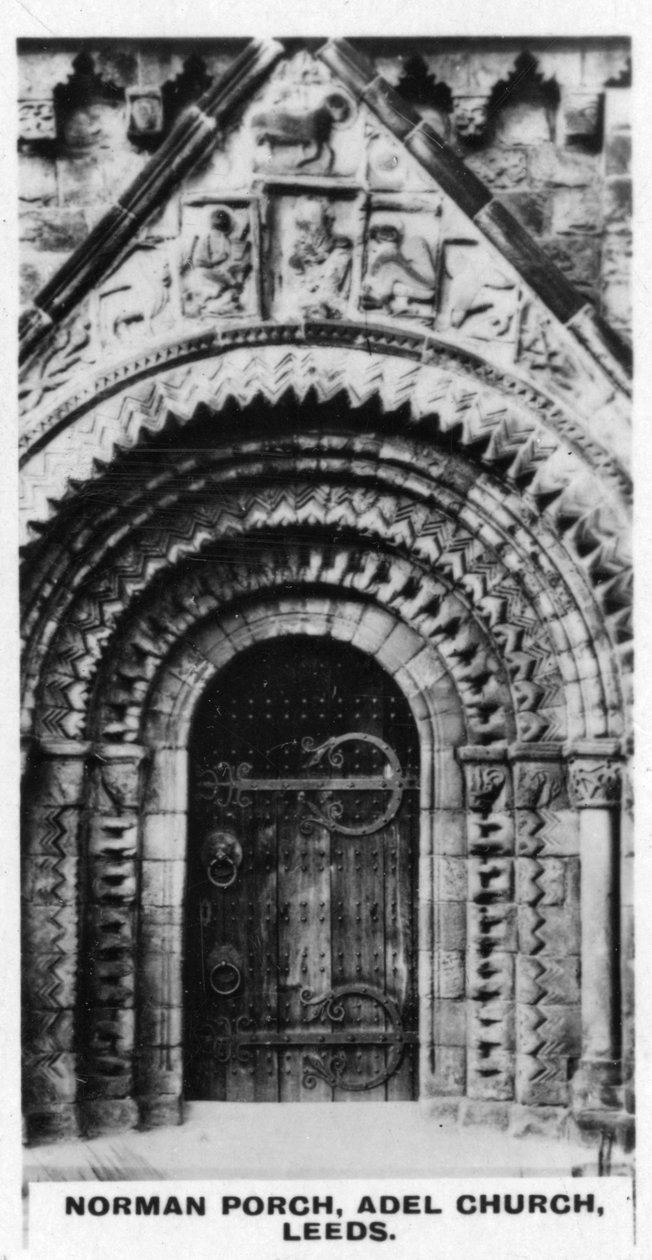 Norman Porch, Adel Church, Leeds, c1920