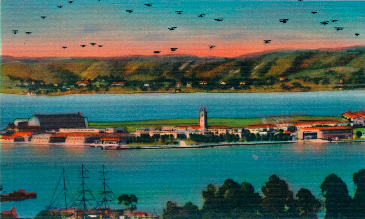 Nordøen. U.S. Naval Air Station. San Diego, Californien, c1941 af Unbekannt